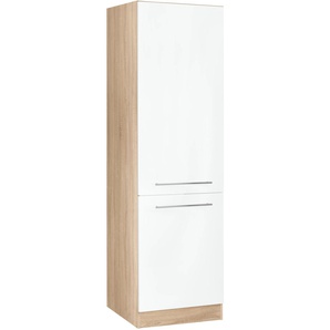 Kühlumbauschrank HELD MÖBEL Eton Schränke Gr. B/H/T: 60 cm x 200 cm x 60 cm, 2 St., weiß (weiß matt) Kühlschrankumbauschränke für großen Kühlschrank, Nischenmaß 178 cm
