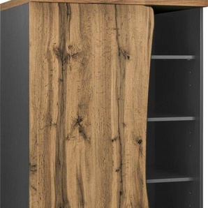 HELD MÖBEL Midischrank Bruneck Vorratsschrank Bruneck 90 cm breit, hochwertige MDF-Fronten