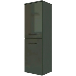 Midischrank HELD MÖBEL Florida Schränke Gr. B/H/T: 40 cm x 130 cm x 35 cm, 2 St., grau Bad-Midischränke Hochschrank Breite 40 cm, mit Softclose und Türdämpfern Softclose-Funktion