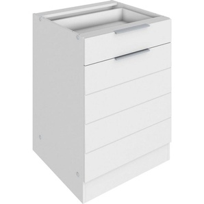 HELD MÖBEL Unterschrank Luhe 60 cm breit, hochwertige MDF-Fronten mit waagerechter Lisene