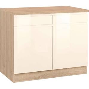 HELD MÖBEL Unterschrank Virginia 100 cm breit, mit 2 Türen und 2 Schubkästen