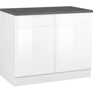HELD MÖBEL Unterschrank Virginia 100 cm breit, mit 2 Türen und 2 Schubkästen