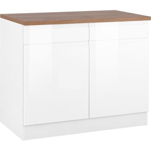 HELD MÖBEL Unterschrank Virginia 100 cm breit, mit 2 Türen und 2 Schubkästen