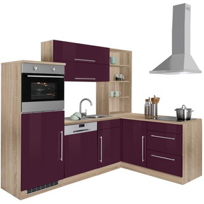 Kochstation Winkelküche KS-Samos, ohne E-Geräte, Stellbreite 230 x 170 cm