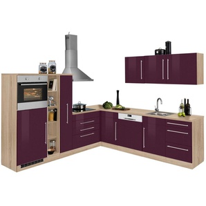 Kochstation Winkelküche KS-Samos, ohne E-Geräte, Stellbreite 260 x 270 cm