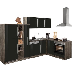 Kochstation Winkelküche KS-Samos, ohne E-Geräte, Stellbreite 290/170 cm