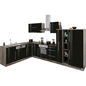 Kochstation Winkelküche KS-Samos, ohne E-Geräte, Stellbreite 340/220 cm