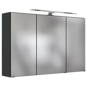 Held Spiegelschrank Held Möbel Pienza , Glas, Holzwerkstoff , 6 Fächer , 100x64x20 cm , Made in Germany , Badezimmer, Badezimmerspiegel, Spiegelschränke