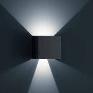 Helestra Wandleuchte SIRI 44 LED Schwarz Metall 12W 15x15x15 cm (BxHxT)
