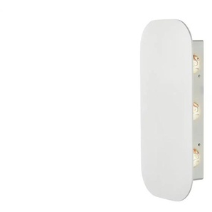 HELL-höllisch gutes Licht LED-Außenwandleuchte Aluminium - silber - Materialmix - 25 cm - 12 cm - cm 4,0 | Möbel Kraft