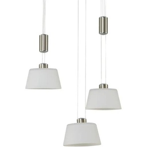 HELL-höllisch gutes Licht LED-Pendelleuchte   ¦ silber ¦ Maße (cm): H: 150  Ø: 43