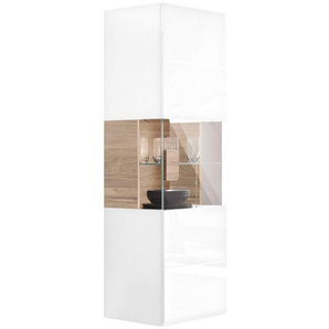 INOSIGN Hängevitrine Toledo,Höhe 159 cm trendige Glasvitrine mit dekorative MDF-Front Vitrine mit Glasfront, ohne Beleuchtung, viel Stauraum, hochglanz