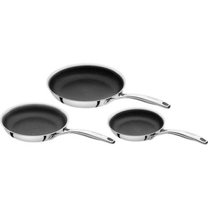Henckels by Zwilling Pfannenset Paradigm, Metall, 3-teilig, rund, Kochen, Pfannen, Pfannensets
