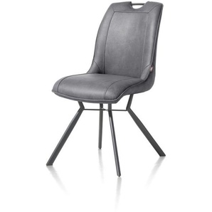 Henders & Hazel Michiel Esszimmerstuhl 4-Füße + Handgriff Stoff