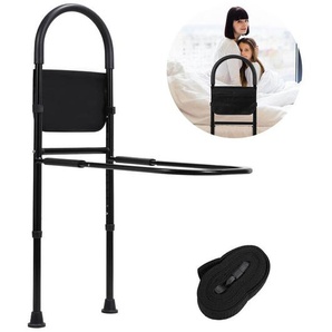 Hengda - Aufstehhilfe Bett Haltegriffe Hilfsmittel für Senioren 80-104cm Höhenverstellbar inkl. Aufbewahrungstasche Anti-Rutsch Bettgriff
