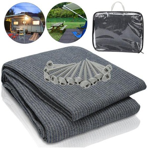 Hengda - Vorzeltteppich Campingausrüstung Wasserdichte Campingteppich Zeltboden Outdoor Zeltplane Picknickdecke Zeltunterlage Wohnwagen 300x600CM