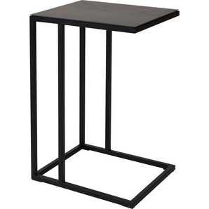 Beistelltisch HENKE MÖBEL Tische Gr. B/H/T: 45 cm x 68 cm x 40 cm, grau (iron grey) Beistelltische Tischplatte aus hochwertiger Keramik