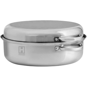 Hensslers Bräter - silber - Edelstahl - 38.0 | Möbel Kraft