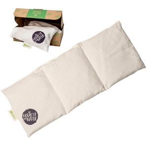 Kirschkernkissen HERBALIND 3-Kammer-Kirschkernkissen 2093 Natur mit Stempel, Wärmekissen Funktionskissen beige (creme) Körnerkissen auch als Kältekissen verwendbar