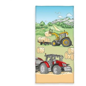 Herding Badetuch Traktor | mehrfarbig | 75 cm | 1 cm |
