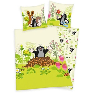 Herding Bettwäsche-Set Der kleine Maulwurf - mehrfarbig - Materialmix - 135 cm - 1 cm | Möbel Kraft