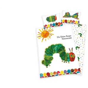 Herding Bettwäsche-Set Die Kleine Raupe - mehrfarbig - Materialmix - 100 cm - 1 cm | Möbel Kraft