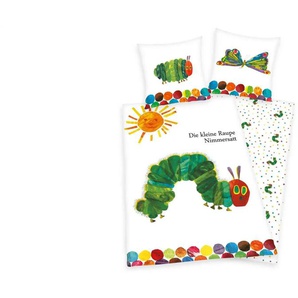 Herding Bettwäsche-Set Die Kleine Raupe - mehrfarbig - Materialmix - 135 cm - 1 cm | Möbel Kraft