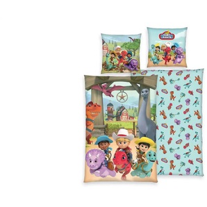 Herding Bettwäsche-Set Dino Ranch - mehrfarbig - Materialmix - 135 cm - 1 cm | Möbel Kraft