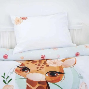 Herding Bettwäsche-Set Giraffe - mehrfarbig - Materialmix - 100 cm - 1 cm | Möbel Kraft