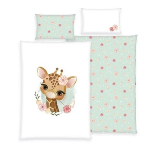 Herding Bettwäsche-Set Giraffe | mehrfarbig | 100 cm | 1 cm |