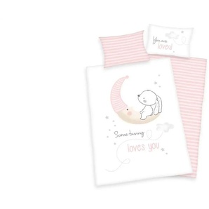 Herding Bettwäsche-Set Little Bunny | mehrfarbig | 100 cm | 1 cm |