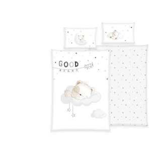 Herding Bettwäsche-Set Schlaf kleiner Bär | mehrfarbig | 100 cm | 1 cm |