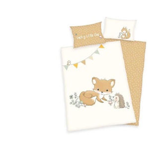 Herding Bettwäsche-Set Waldfreunde - mehrfarbig - Materialmix - 100 cm - 1 cm | Möbel Kraft