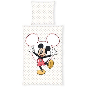 Herding Mickey, Mehrfarbig, Textil, 135x200 cm, Oeko-Tex® Standard 100, pflegeleicht, hautfreundlich, schadstoffgeprüft, Schlaftextilien, Bettwäsche, Kinderbettwäsche