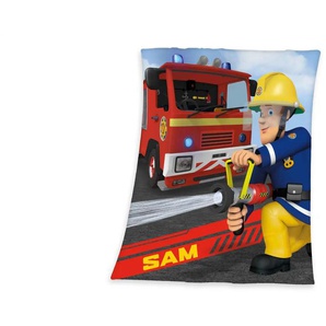 Herding Plaid Feuerwehrmann Sam | mehrfarbig | Fleece | 130 cm | 1 cm |