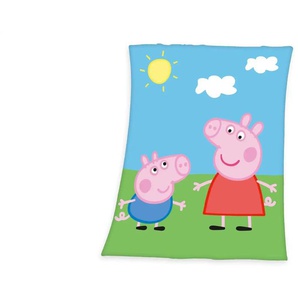 Herding Plaid Peppa Wutz | mehrfarbig | Fleece | 130 cm | 1 cm |