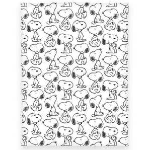 Herding Wohndecke Snoopy, Weiß, Textil, 150x200 cm, Oeko-Tex® Standard 100, Wohntextilien, Decken, Kuscheldecken