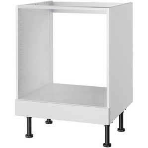 Herdumbauschrank II 60 x 87 x 58cm Weiß/Weiß