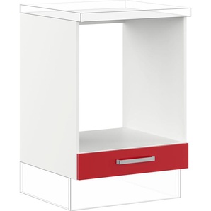 Herdumbauschrank IMPULS KÜCHEN Schränke Gr. B/H/T: 60 cm x 72,3 cm x 57,9 cm, Rot Hochglanz, rot (rot hochglanz) Herdumbauschränke