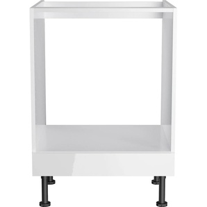 Herdumbauschrank OPTIFIT Klara Schränke Gr. B/H/T: 60 cm x 87 cm x 58,4 cm, weiß (weiß lackiert, weiß) Herdumbauschränke