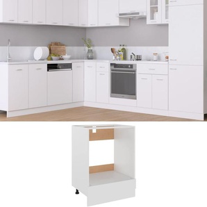 Herdumbauschrank Riga Weiß 60x46x81,5 cm Holzwerkstoff