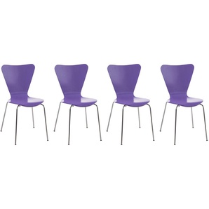 Herfell Dining Chair - Modern - Purple - Metal - 46 cm x 47 cm x 81 cm