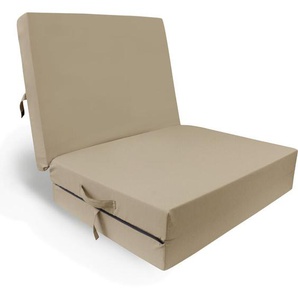 HERLAG Klappmatratze Junior (Klapp-Matratze, Farbe beige, Maße 190x60x7 cm)