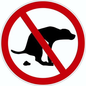 Hermann Schütz Türschild Hundekot verboten Ø 95mm GLO680201227