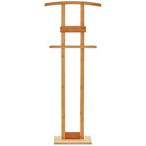 Herrendiener mit Ablage  Limonta ¦ holzfarben ¦ Massivholz ¦ Maße (cm): B: 44,5 H: 112,5 T: 22.0