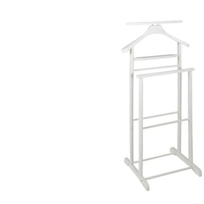 Herrendiener - weiß - Massivholz - 47 cm - 102 cm - cm 36,0 | Möbel Kraft