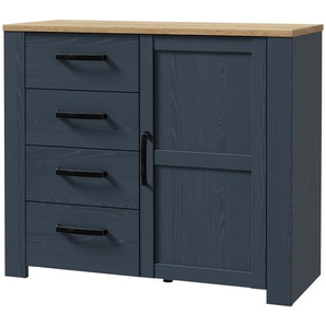 Herrenkommode  Toneo ¦ blau ¦ Maße (cm): B: 102 H: 87 T: 42.0