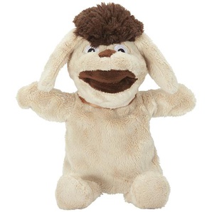 Heunec Handpuppe  Hund Moppi ¦ beige ¦ Maße (cm): B: 15 H: 3