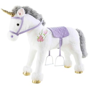 Heunec Kuscheltier   Einhorn ¦ weiß ¦ Maße (cm): B: 25 H: 68
