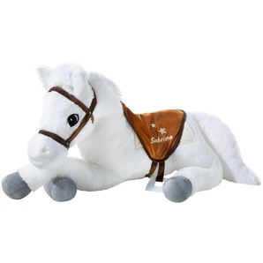Heunec Kuscheltier Pferd - weiß - Materialmix - 36 cm - 58 cm | Möbel Kraft